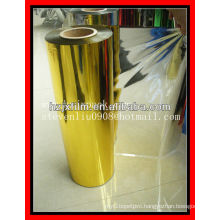 gold pet lamination film